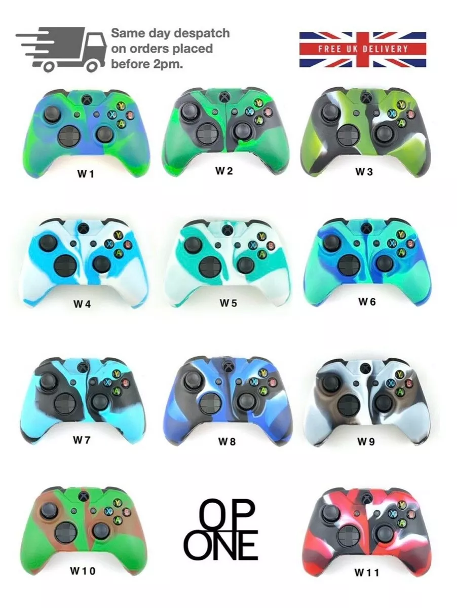 For Xbox One X/Slim Controller Gamepad Silicone Cover Rubber Skin