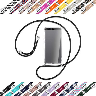 Handykette (S) für Huawei P10 Plus (VKY-L09,L29, 5.5'') Umhängehülle mit Band