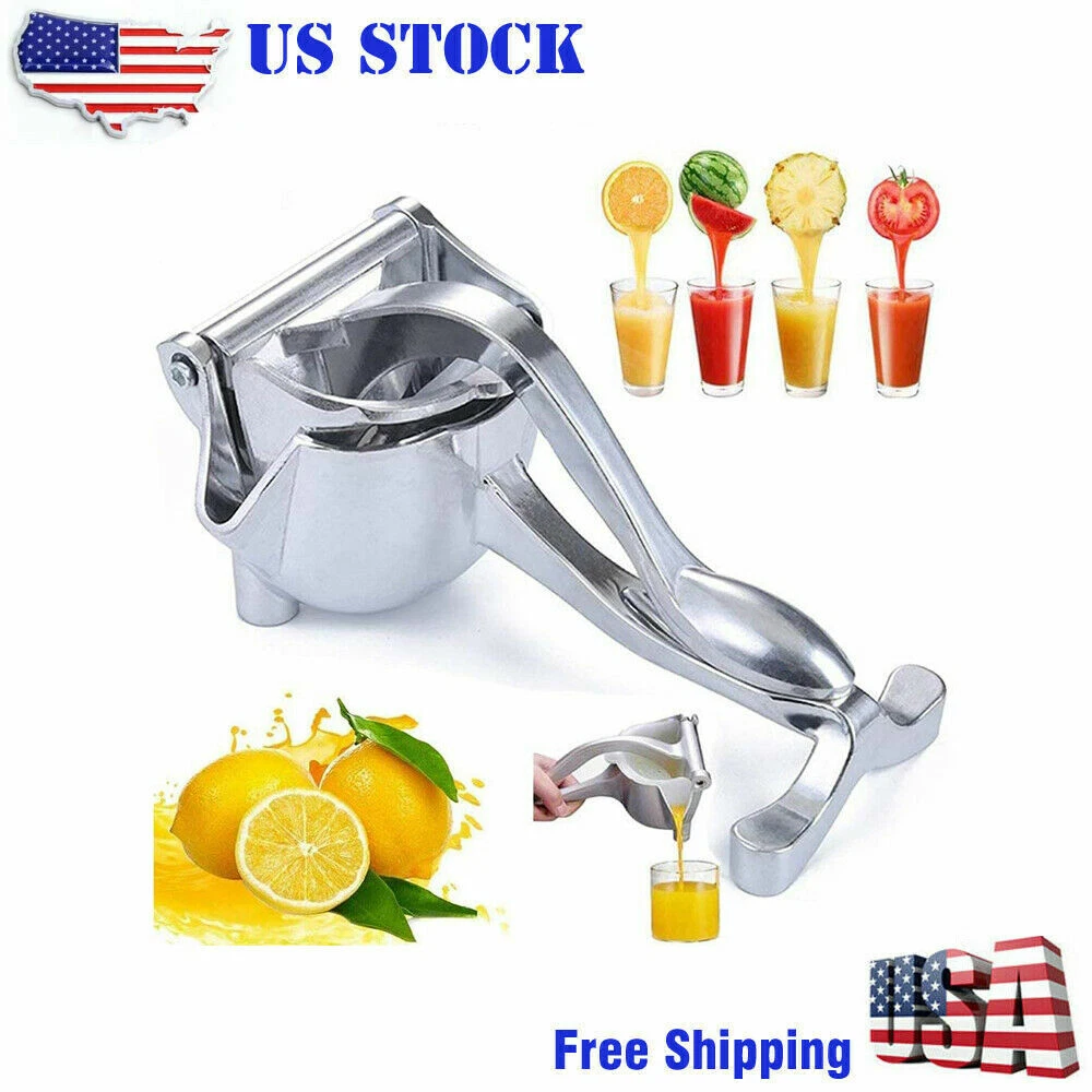 Portable Stainless Steel Hand Press Fruits Manual Juicer Extractor