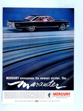 1963 Mercury Marauder S 55 390 V8 Vintage Original Print Ad 8.5 X 11 1963 Mercury Marauder S 55 390 V8 Vintage Original Print Ad 8.5 X 11