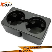 Dual Console Cup Holder Drink For 07-14 Chevy Silverado Tahoe GMC Sierra Yukon