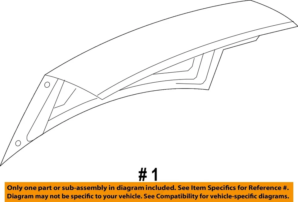 Used Deck Lid fits: 2006 Cadillac Dts  Grade A Foto 4 de 4