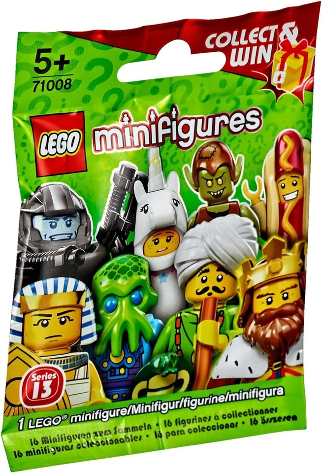 LEGO Series 13 Collectible Minifigures 71008 - Evil Wizard (SEALED) - Image 2 of 2