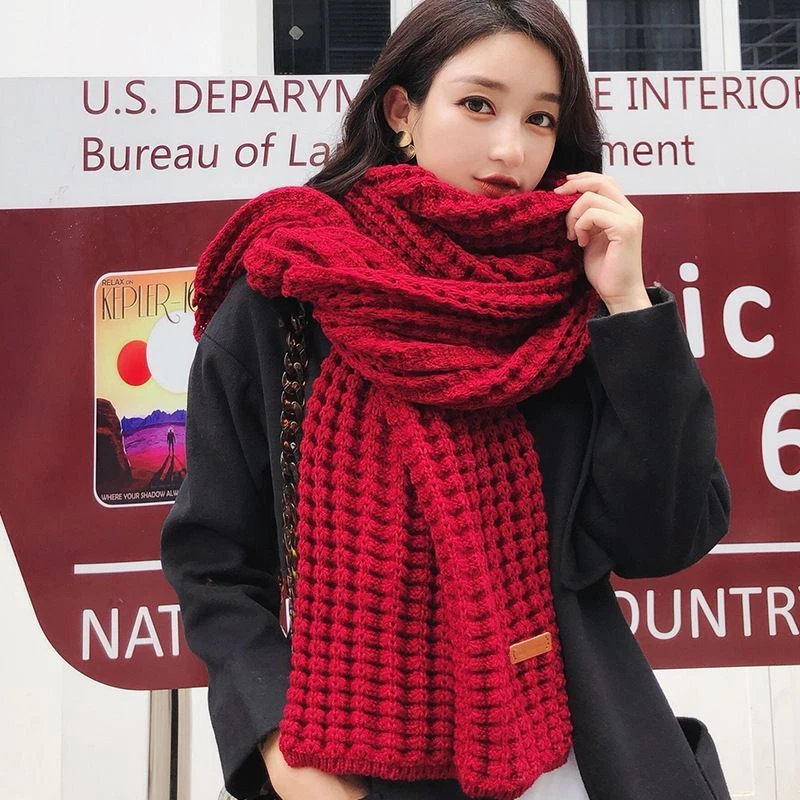 Scarves for 2024 women red