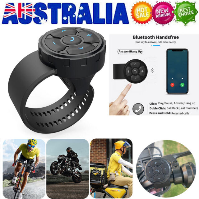 Motorcycle Bike Wireless Bluetooth Media Button Remote Controller Steeriee AU