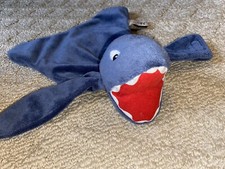 Maison Chic Baby Lovey Blue Shark Pre Owned EUC