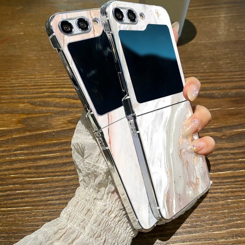Coque À Motifs Marbre Slim Pour Samsung Galaxy Z Flip6 Flip5 Flip4 Flip3 Étui PC - Zdjęcie 8 z 14