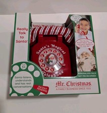 Santa  s Magical Telephone Mr Christmas Interactive Holiday Toy New