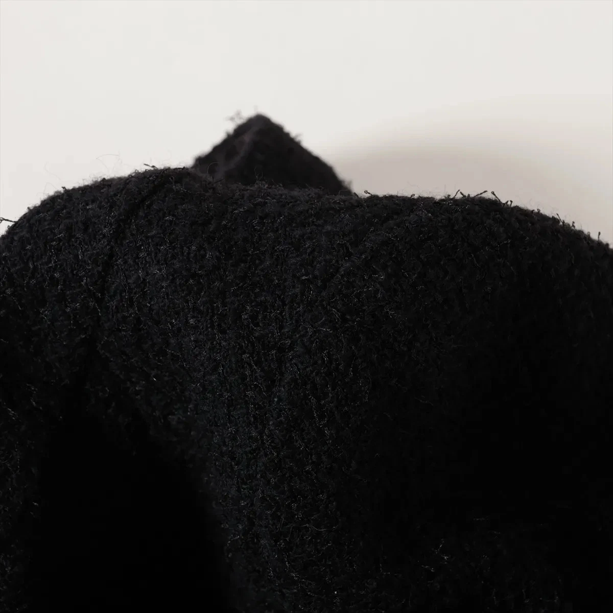 Chanel 24 anni giacca lana senza colletto 38 donna nero P76730V19676