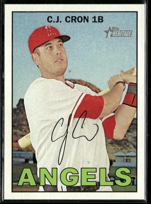2016 Topps Heritage #58 C.J. Cron 2B