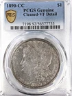 1890-CC Morgan Dollar PCGS Genuine XF Details Cleaned