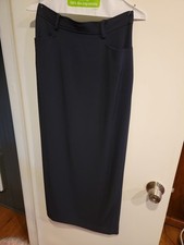 Women's Navy Blue VTG Ralph Lauren Skirt - Size 6