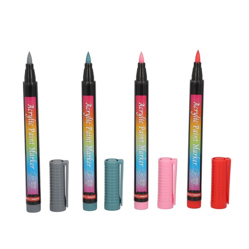 12x Nail Polish Pens Multiple Colors High Elasticity Soft Head DIY Nail Art Graf - Picture 20 of 22