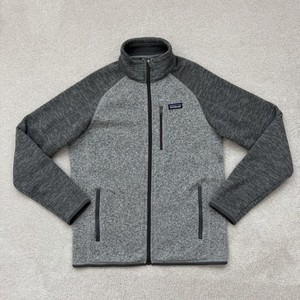 Patagonia Better Sweater Fleece Jacket Men Medium Gray Full Zip