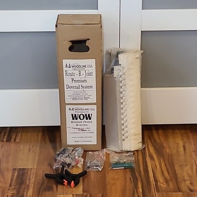 WOODLINE Route-R-Joint Kit Dovetail Jig, Woodworking Deluxe Combo Pack NEW