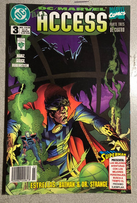 DC/MARVEL: ALL ACCESS #3 (1996 Mexico) Spanish language comic book FINE+