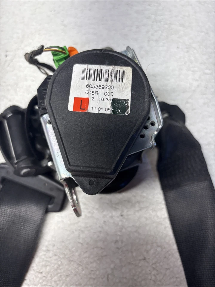 03-06 Cinturón de seguridad delantero izquierdo lado conductor mercedes w211 e500 e55 cls500 negro fabricante de equipos originales Foto 3 de 4