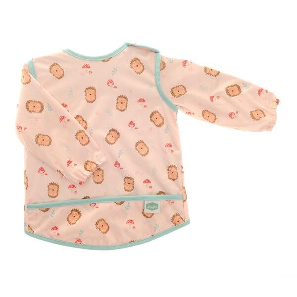 Coverall Feeding Bib/Apron - Hedgehogs - Washable - 6-24months-Ziggle