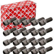 20x FEBI RADSCHRAUBEN SATZ Länge: 48mm KEGELBUND F FÜR STAHLFELGEN