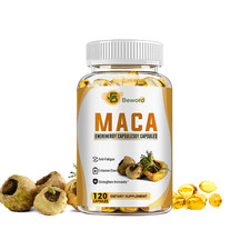 Organic Maca Root 120 Capsules 700mg,Peruvian Maca Extract for Men  Women
