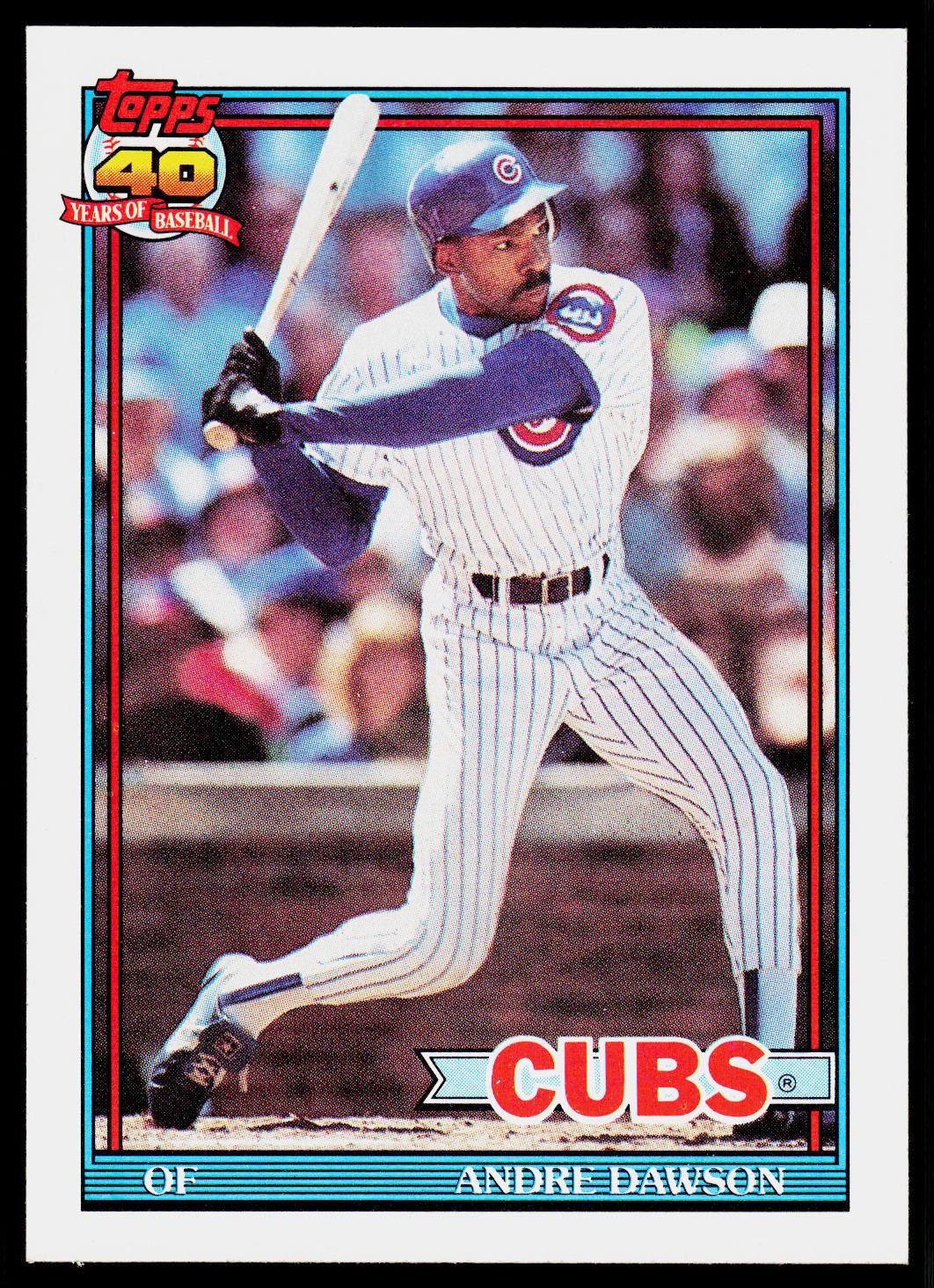 Andre Dawson #640 Baseball Cards 1991 Topps trading card — raw and PSA graded price guide