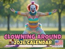 Clowning Around Calendar 2026 Monthly Wall