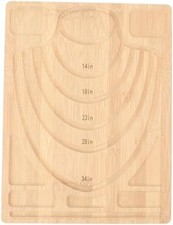 Jewelry Bead Board with Measuring Guide for Craft Organization
