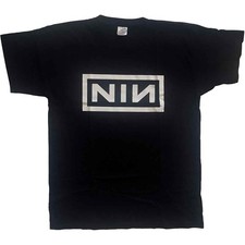 Nine Inch Nails 'Classic Logo' (Black) T-Shirt NEW