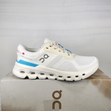 Size 8.5 - On Cloudrunner 2 - White / Horizon - Womens
