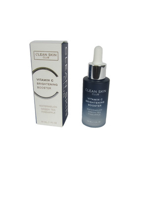 Clean Skin Club: Vitamin C Brightening Booster 1 fl oz Watermelon Green Tea NEW