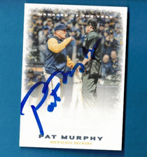 Pat Murphy  Custom Autographed Manager of the Year Milwaukee Brewers Signed Auto