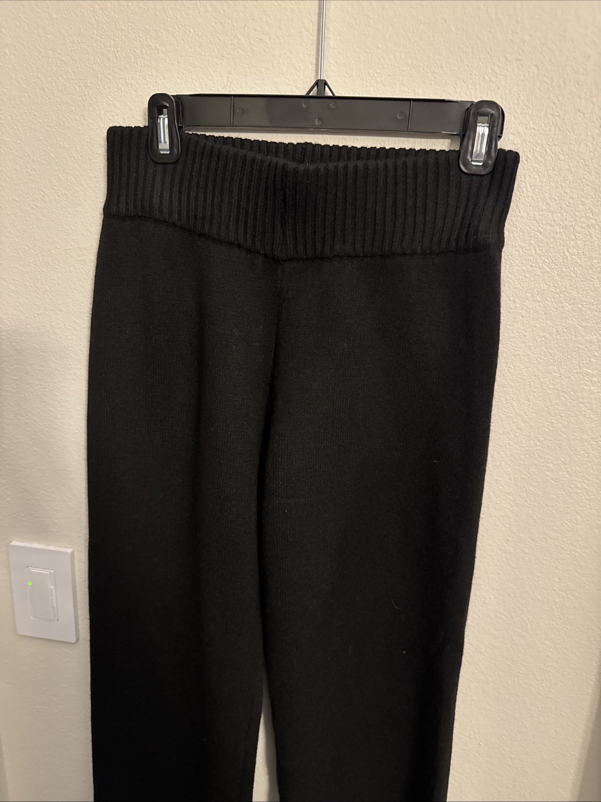 Honeydew intimate knit pants black size small
