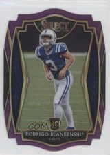 2020 Panini Select Premier Level Purple Prizm Die-Cut Rodrigo Blankenship 0h1z