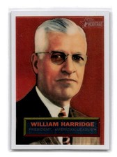 2005 Topps Heritage #THC1 Will Harridge Chrome #/1956 -