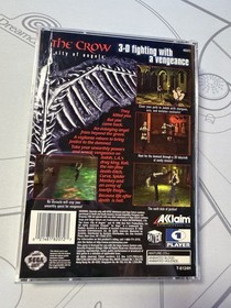 The Crow: City of Angels (Sega Saturn) Complete w/ Reg Card