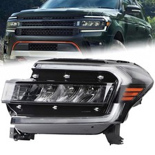 For Ford Expedition 2022-2024 High Trim Black Headlight with Turn Signal Left