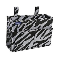 Caddy Hanging Organizer Bedside Storage Bag for Bunk and Small Z-Zebra