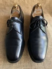 Crockett & Jones WOODSTOCK Black Leather Plain Toe Derby shoes UK 11 G || US 12