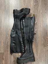 Black DR Martens Blaire Quad Hardware Pierced [COPY]