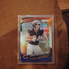 2025 Panini Prizm Colston Loveland RC #319 Red White & Blue Prizm 