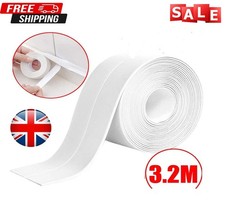 Bath Sealing Strip Self-Adhesive Caulk Tape Strip Toilet Wall Sealing Trim UK