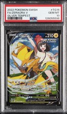 2022 POKEMON SWORD & SHIELD SILVER TEMPEST #TG16 FULL ART/ZERAORA V PSA 10