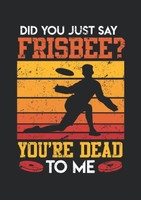 Frisbee Notizbuch A5 Kariert Retro Design 120 Seiten, Schreibheft, Tagebuch