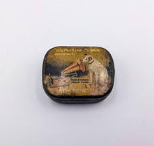 Vintage His Masters Voice Half Tone Gramophone Needle Tin & Needles HMV 