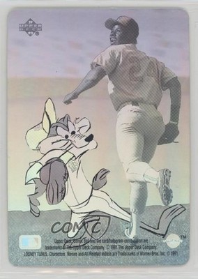 1992 Upper Deck Comic Ball 3 Holograms Ken Griffey Jr Wile E Coyote HOF 05k6