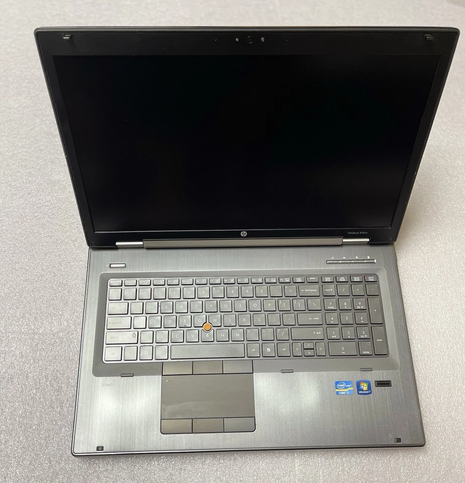 HP EliteBook 8760W 17" Intel i7 2nd Gen 8GB RAM 750GB NVIDIA WIN 10 - Image 2 of 4