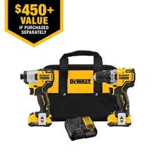 DEWALT DCK221F2 12V MAX Brushless Cordless Drill  Impact Driver Kit 2-Batteris