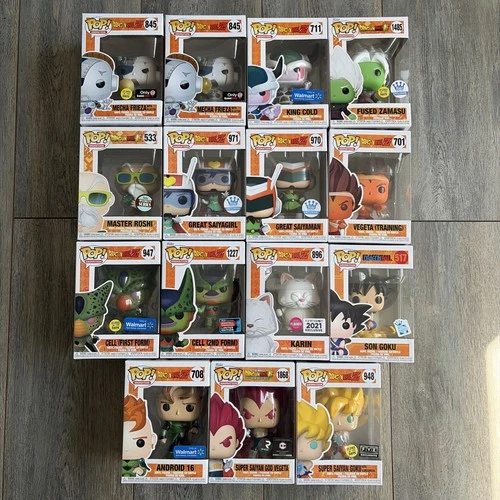 Funko Pop! Dragon Ball Z LOT of 15