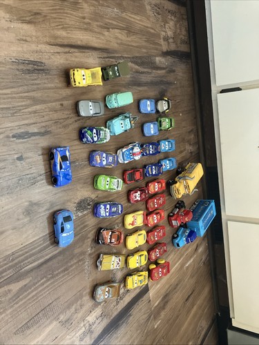 Disney Pixars Cars Lot Of 38( Heavily Worn And Damage Read Description)