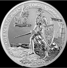 10 OZ .999 PURE SILVER 2022 GERMANIA ROUND BULLION COIN COA CAPSULE ARTWORK GIRL